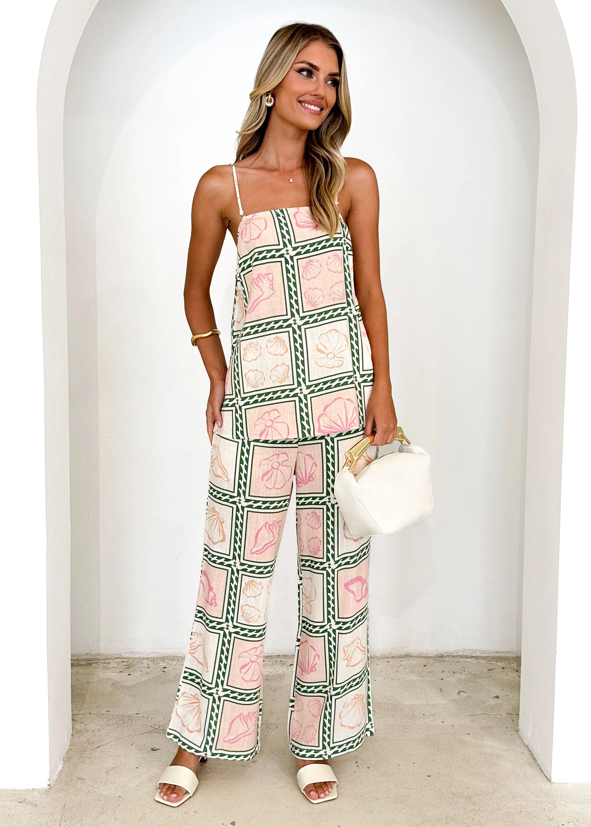 Lulu Top - Coastal Green