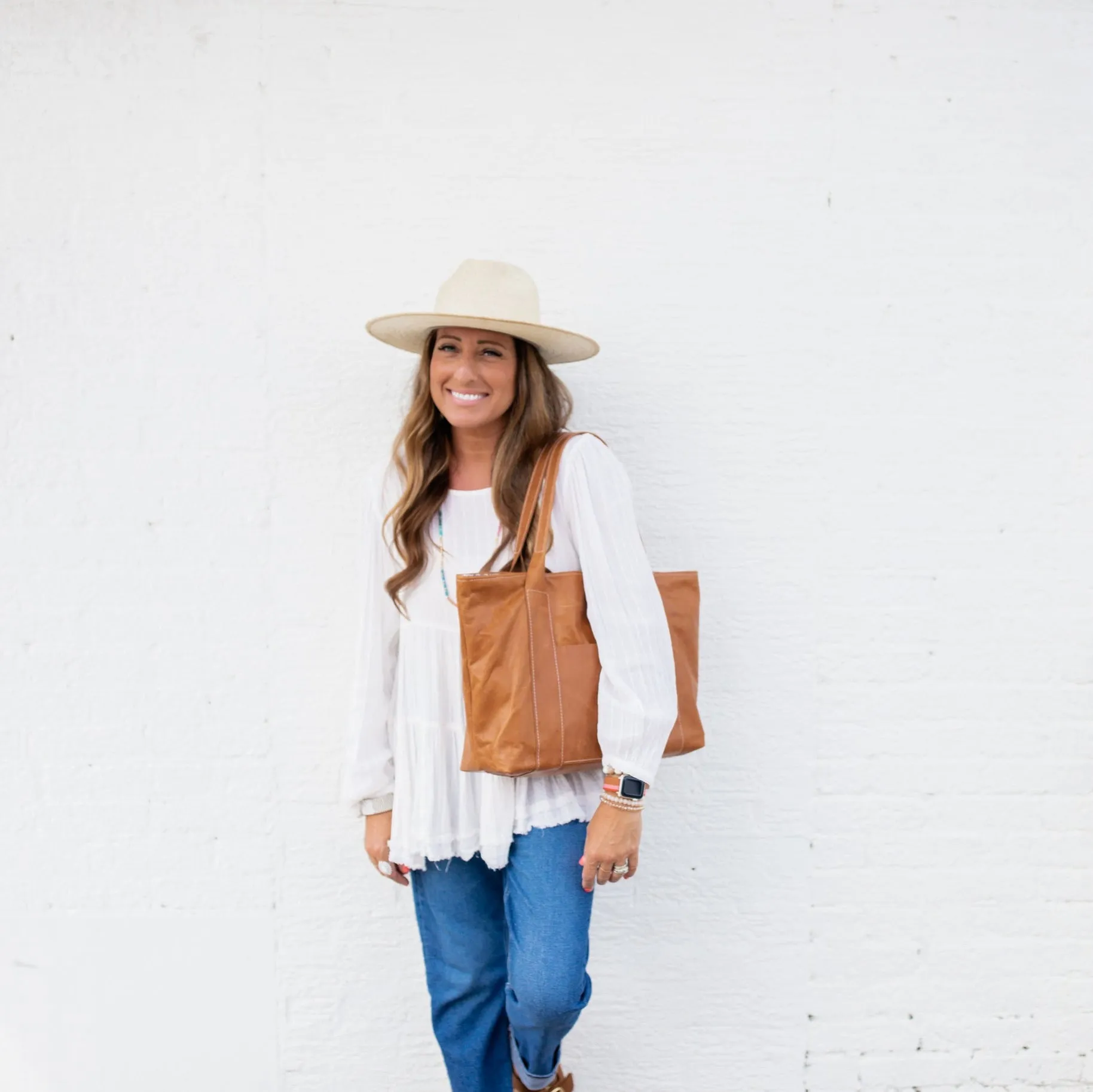 Mae Tote Cognac