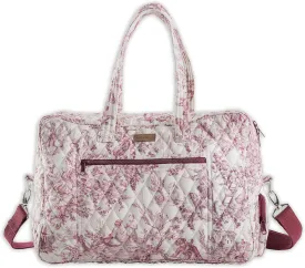 Maison d' Hermine Weekender Bags for Women Cotton Quilted Duffel Overnight Luggage Weekend Bag for Men Gym Sports Gifts Travel Business Travellers Family Trip