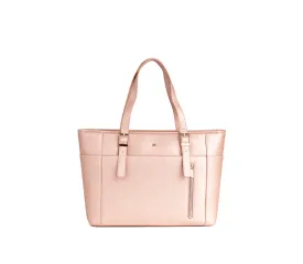 Miley - Light Pink Vegan Leather Laptop Bag