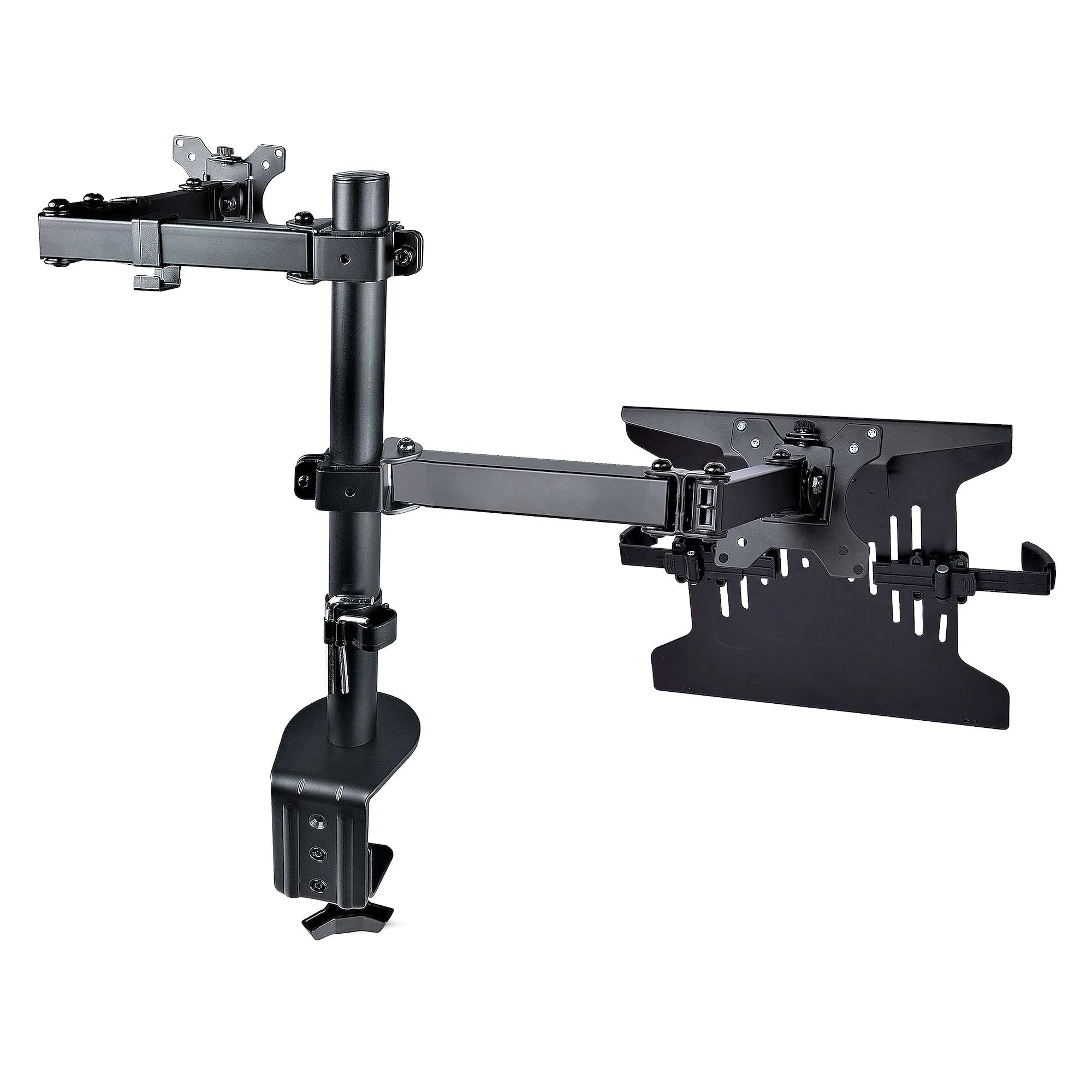 Monitor Arm Laptop Desk Tray