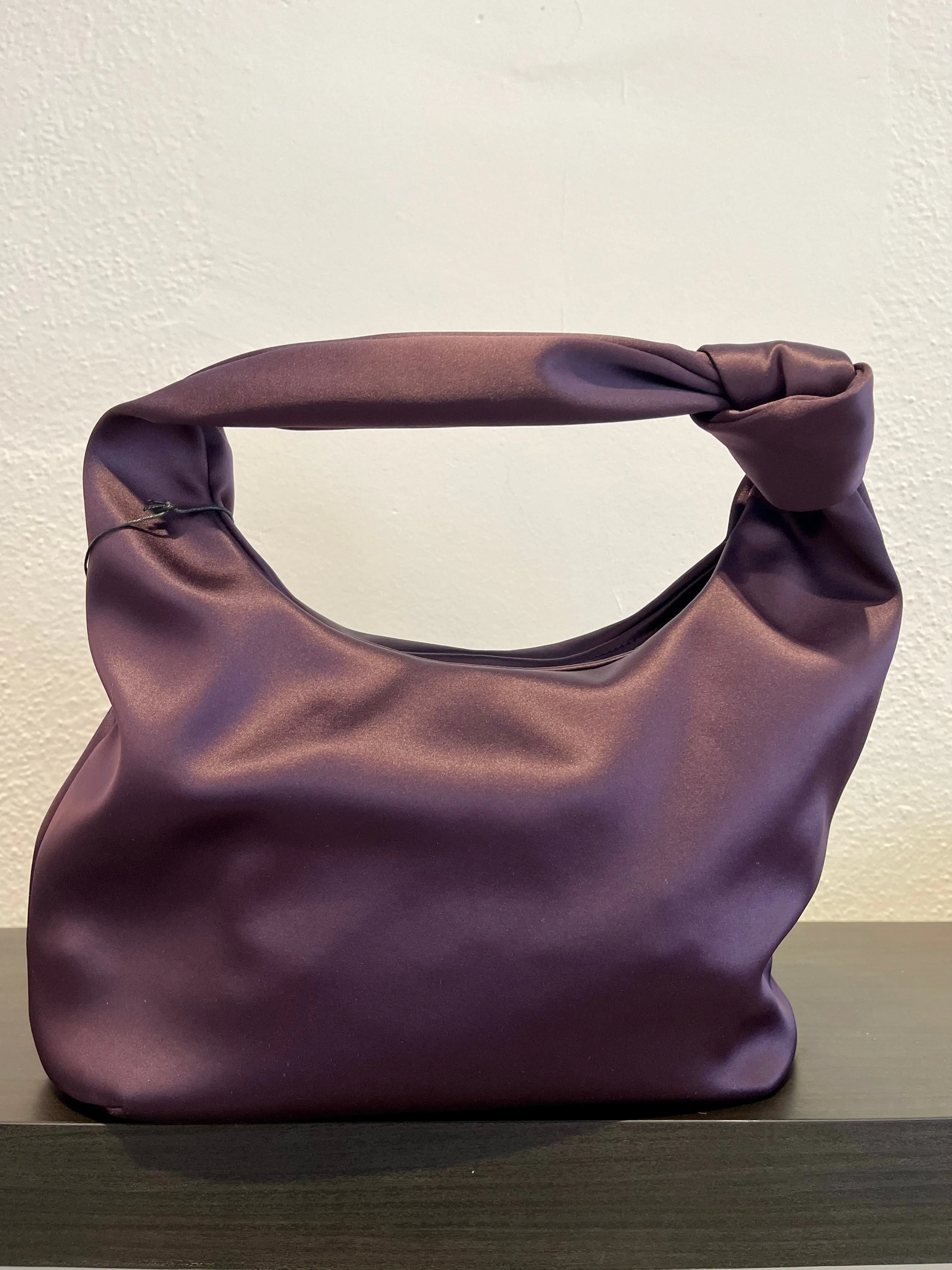 Novinska Satin Knot Bag