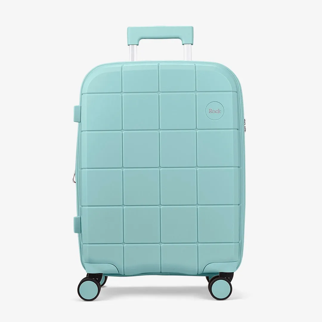 Pixel Small Suitcase in Pastel Green