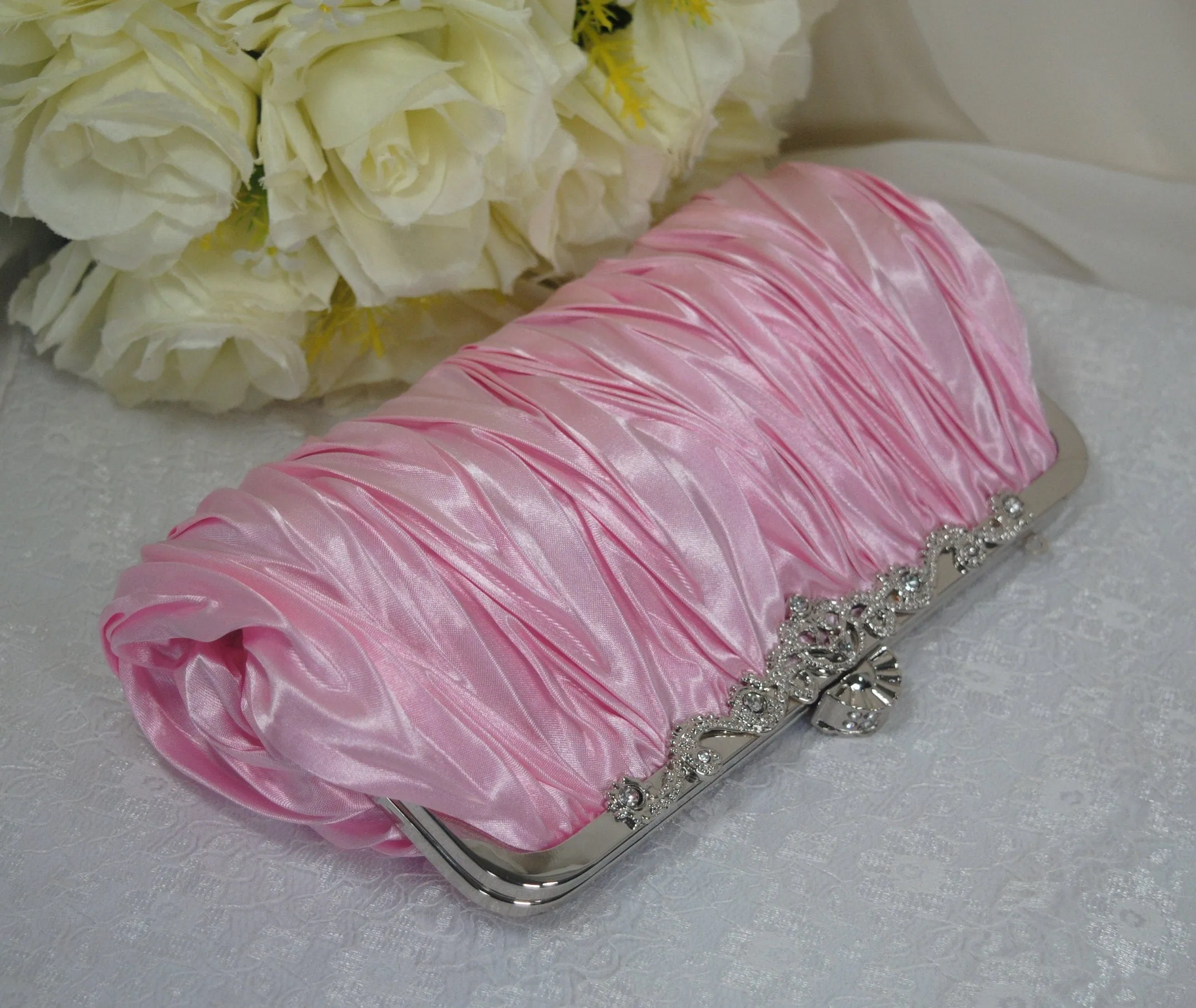 Satin Clutch Bag | Other Colours
