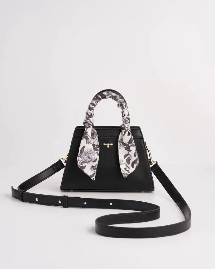 Tree Of Life Small Tote Bag | Black