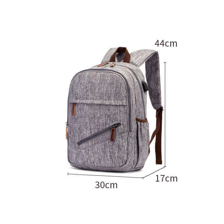 Waterproof 15.6 Inch Laptop Backpack with USB