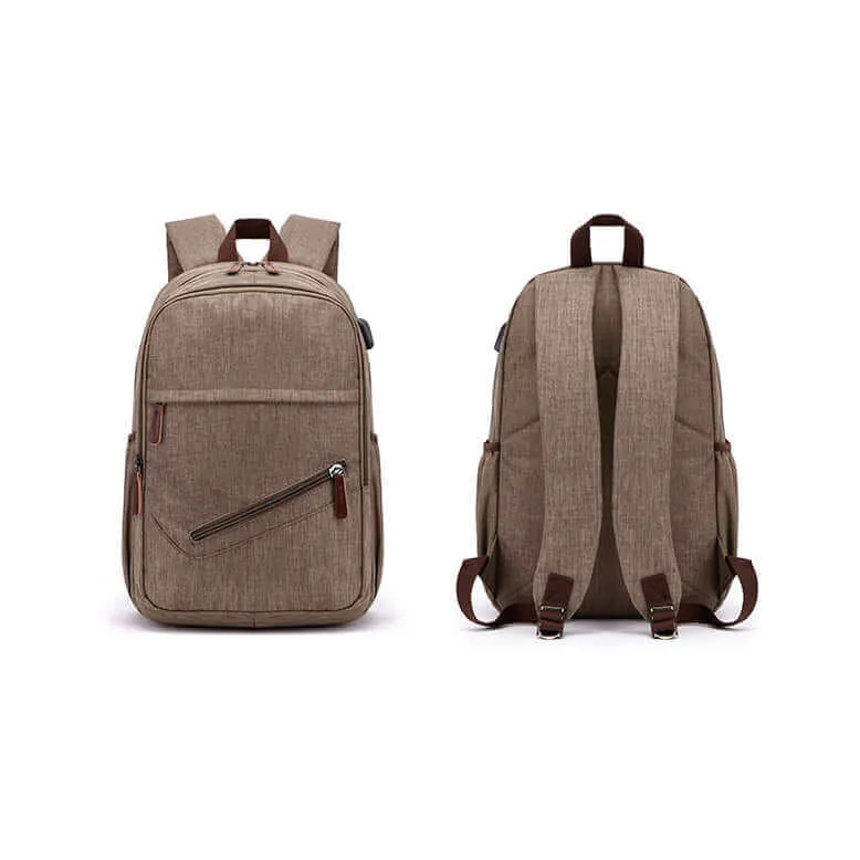 Waterproof 15.6 Inch Laptop Backpack with USB