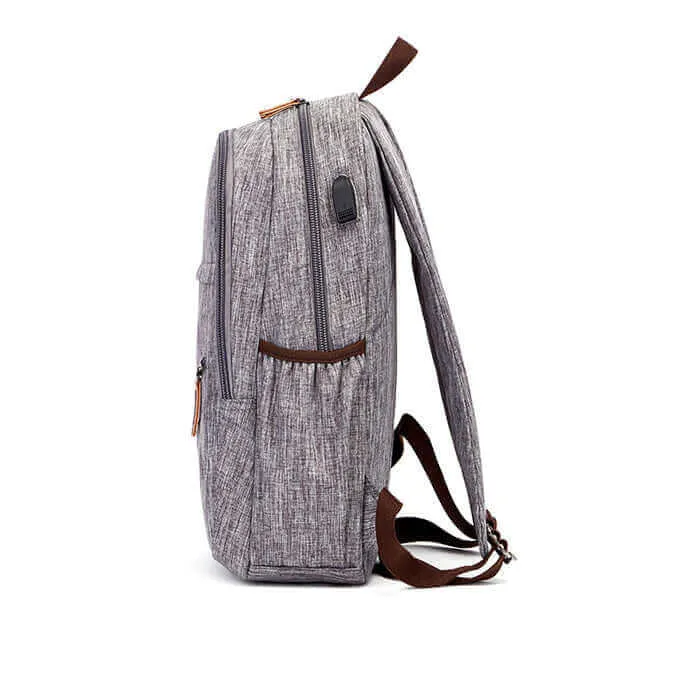 Waterproof 15.6 Inch Laptop Backpack with USB