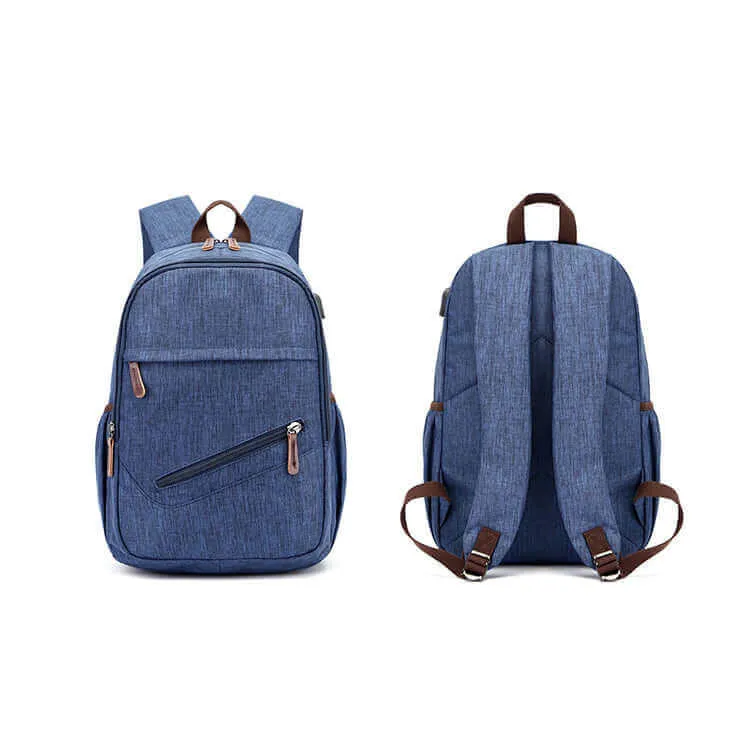 Waterproof 15.6 Inch Laptop Backpack with USB