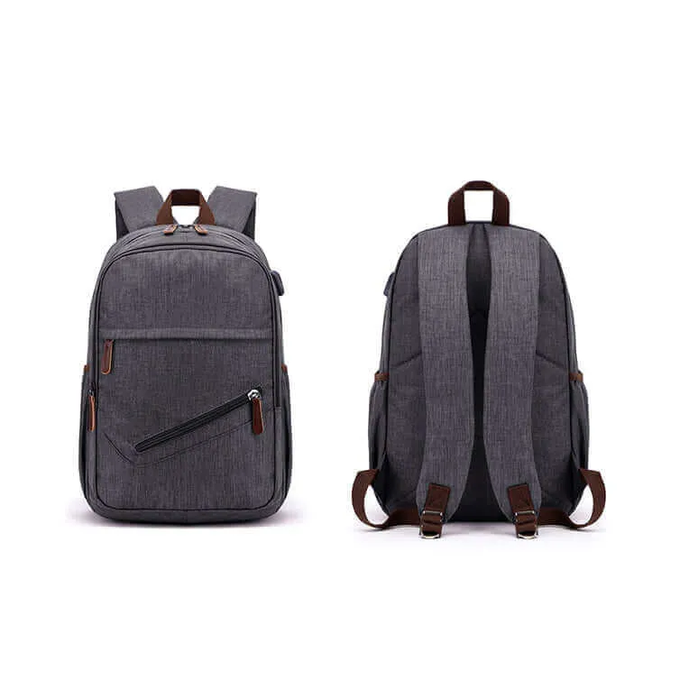 Waterproof 15.6 Inch Laptop Backpack with USB