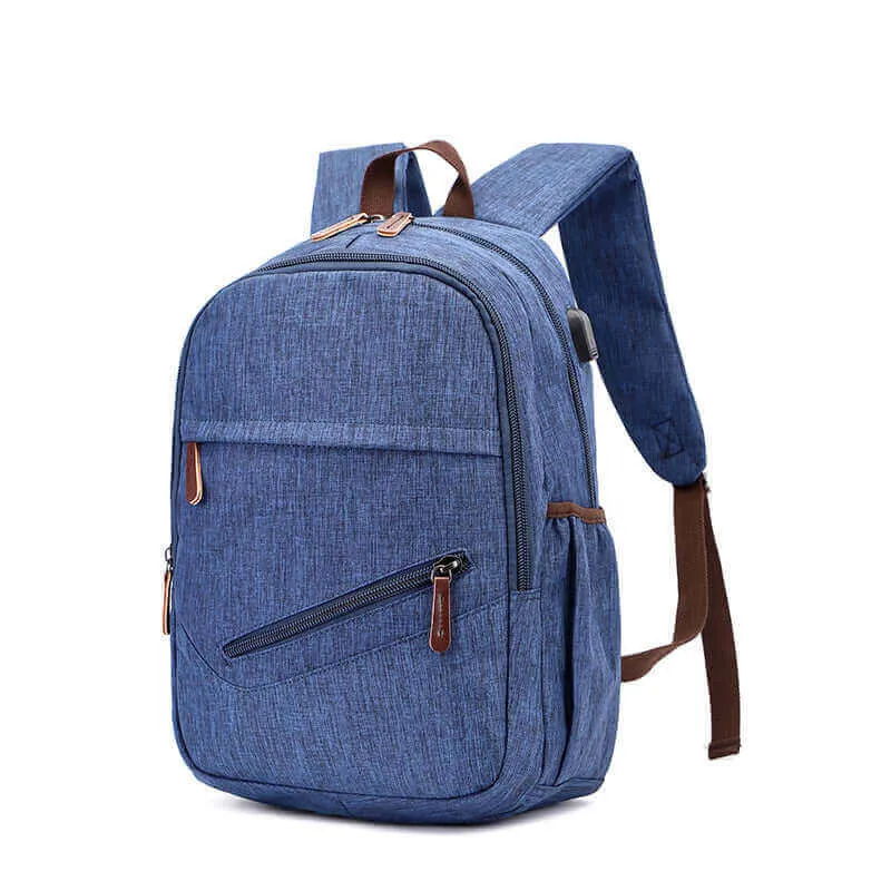 Waterproof 15.6 Inch Laptop Backpack with USB