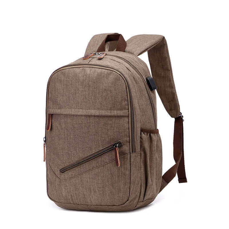 Waterproof 15.6 Inch Laptop Backpack with USB